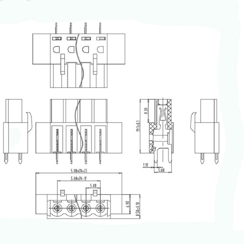 8 position terminal block 