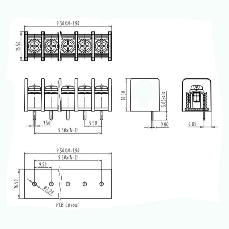 barrier screw terminal block