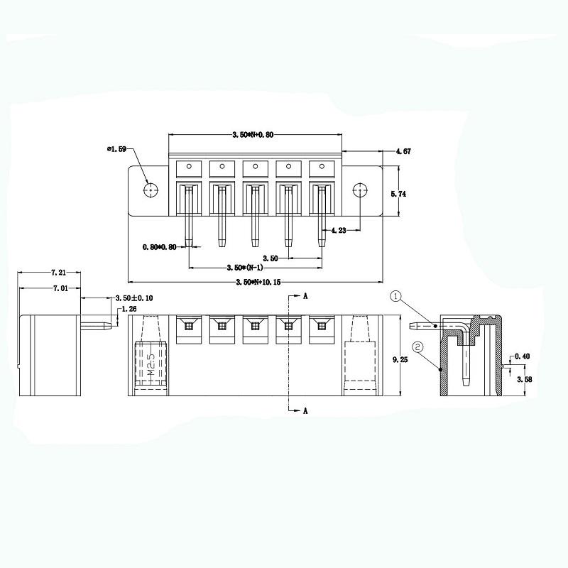 pcb terminal block connector